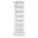 7-Tier Rotating Shoe Rack Tower with 360° Spin - White by LJGDeals