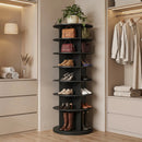 7-Tier Rotating Shoe Rack Tower with 360° Spin - White by LJGDeals
