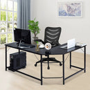 L Shaped Desk Corner Computer Desk PC Laptop Gaming Table Workstation by LJGDeals