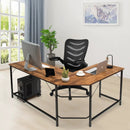 L Shaped Desk Corner Computer Desk PC Laptop Gaming Table Workstation by LJGDeals