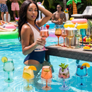Floating Wine Glasses for Pool - Set of 2-15 OZ (Green)