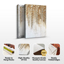 Golden Wisteria Wall Art by Tailored Canvases