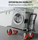 Heavy Duty Folding Platform Cart-350/660/820 lb-Flatbed Hand Truck with Strap by 2Dropme