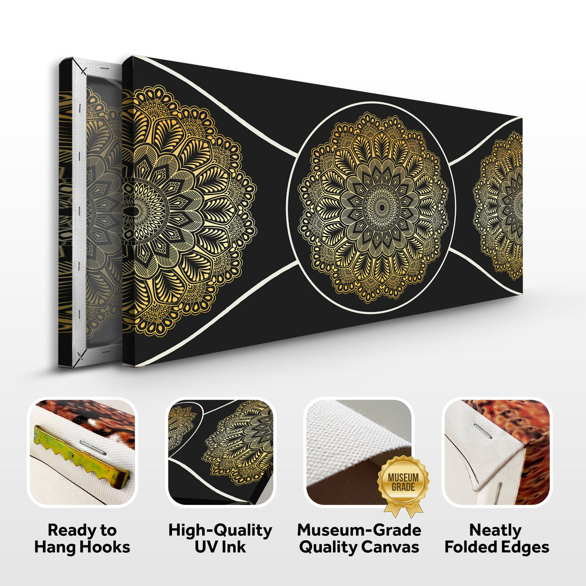 Gold Sacred Geometry Wall Art, photo 8 of 10