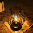9.5''High Cage Battery Powered Table Lamp( Round ) by JHY DESIGN
