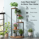 4-Tier Plant Stand, Multiple Potted Plants Holder Corner Flower Shelf