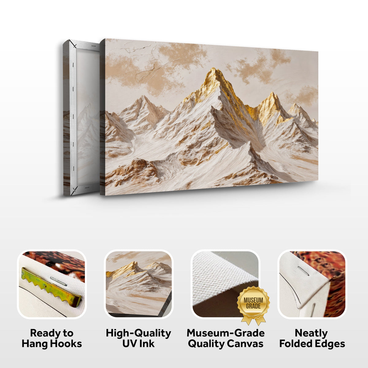Golden Peaks Wall Art, photo 8 of 10