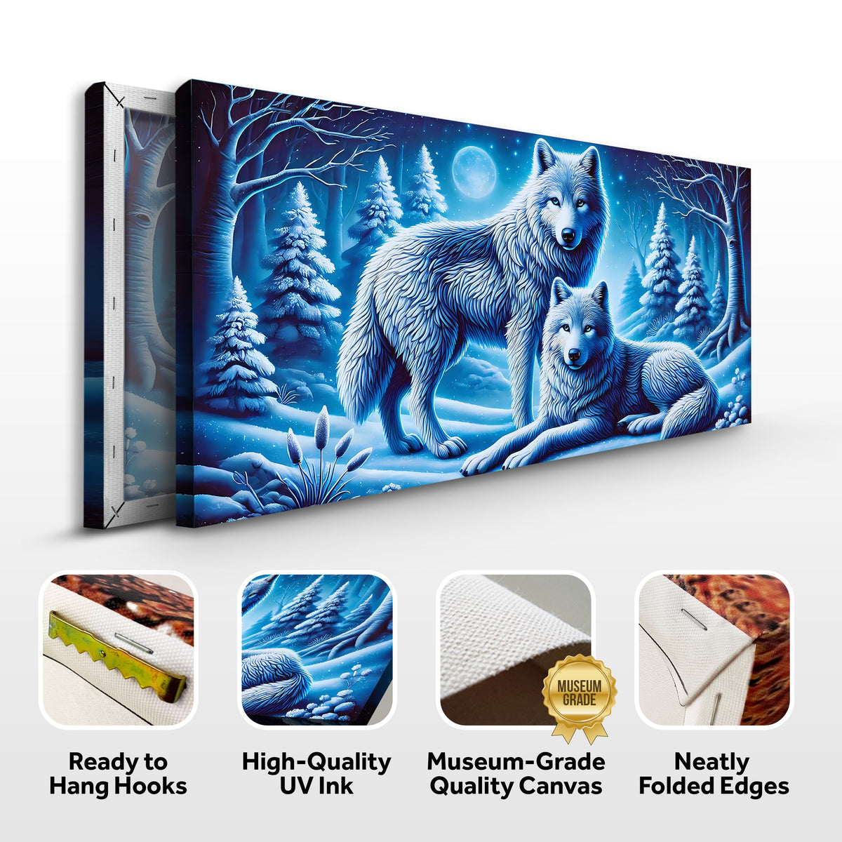 3D Wolves Wall Art II, photo 8 of 10