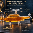 Helicopter Wine & Whiskey Decanter Black Hawk Chopper 750ml