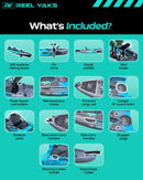 Raptor 14ft Tandem | Fin Drive | Modular Fishing Kayak by ReelYaks
