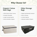 Comforter Storage Bags by Organic Cotton Mart