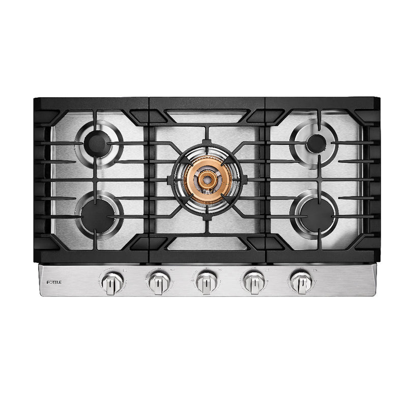 30"/36" Stainless Steel Tri-Ring Gas Cooktop Series | GLS30501 / GLS36502