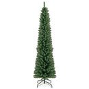 5/6/7/8 Feet Pencil Christmas Tree with 295/392/523/671 Memory Wire Branch Tips and Upgraded Metal Stand by LJGDeals