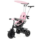 7-in-1 Baby Stroller Tricycle with Adjustable Canopy and Foldable Footrests for Ages 9-60 Months Old by LJGDeals
