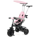 7-in-1 Baby Stroller Tricycle with Adjustable Canopy and Foldable Footrests for Ages 9-60 Months Old by LJGDeals