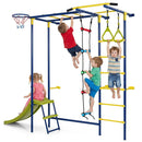7-in-1 Indoor Jungle Gym for Toddlers with Slide & Rings by LJGDeals