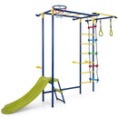 7-in-1 Indoor Jungle Gym for Toddlers with Slide & Rings by LJGDeals