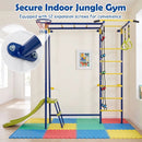 7-in-1 Indoor Jungle Gym for Toddlers with Slide & Rings by LJGDeals