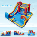 7 in 1 Outdoor Inflatable Bounce House with Water Slides and Splash Pools with 735W Blower by DirectDeals