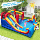 7 in 1 Outdoor Inflatable Bounce House with Water Slides and Splash Pools with 950W Blower by LJGDeals