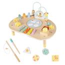 7-in-1 Toddler Activity Table Montessori Sensory Toy for 12 Month+ Wooden Musical Play Table by LJGDeals