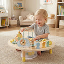 7-in-1 Toddler Activity Table Montessori Sensory Toy for 12 Month+ Wooden Musical Play Table by LJGDeals
