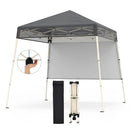 7 x 7 FT Pop-Up Canopy Tent with 1 Push Center Lock for Sports Picnic Camping by DirectDeals