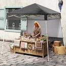 7 x 7 FT Pop-Up Canopy Tent with 1 Push Center Lock for Sports Picnic Camping by LJGDeals