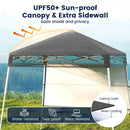 7 x 7 FT Pop-Up Canopy Tent with 1 Push Center Lock for Sports Picnic Camping by LJGDeals