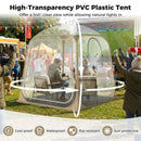 7 x 7 FT Pop Up Sports Tent Clear Bubble Tent All-Weather Waterproof Pod with Sealed Floor by LJGDeals