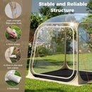 7 x 7 FT Pop Up Sports Tent Clear Bubble Tent All-Weather Waterproof Pod with Sealed Floor by LJGDeals