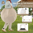 7 x 7 FT Pop Up Sports Tent Clear Bubble Tent All-Weather Waterproof Pod with Sealed Floor
