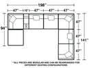 Posh - Modular Sectional And Ottoman