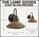 Popular Rustic Industrial Wall Sconce Light Fixture by The Lamp Goods