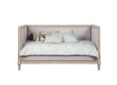 Charlton - Twin Daybed - Beige / Weathered Oak by HouseOfZazla