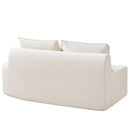 138.6" Modern Curved Modular Sectional Sofa