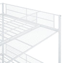 Bunk Bed With 5 Tier Shelves