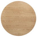 Andrews 5-piece Round Dining Table Set Light Ash and Black
