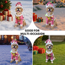 Christmas Labrador Retriever Statue
