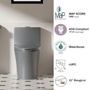 1 Piece Toilet With Dual Flush And Soft Closing Seat by HouseOfZazla