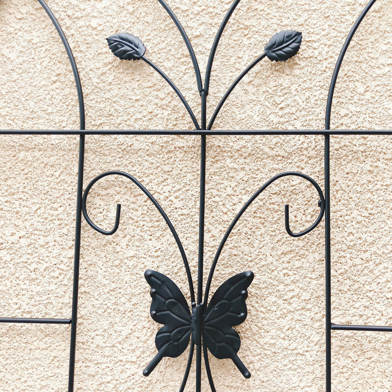 2 Pack Metal Garden Trellis 71" x 19.7" Rustproof Outdoor Support, photo 4 of 10