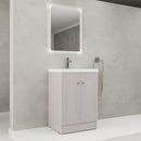Contemporary Freestanding Bathroom Vanity With Resin Sink & Soft-Close Cabinet Doors by Unique Piece Furniture