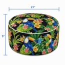 Outdoor Inflatable Ottoman 21"x21"x9"