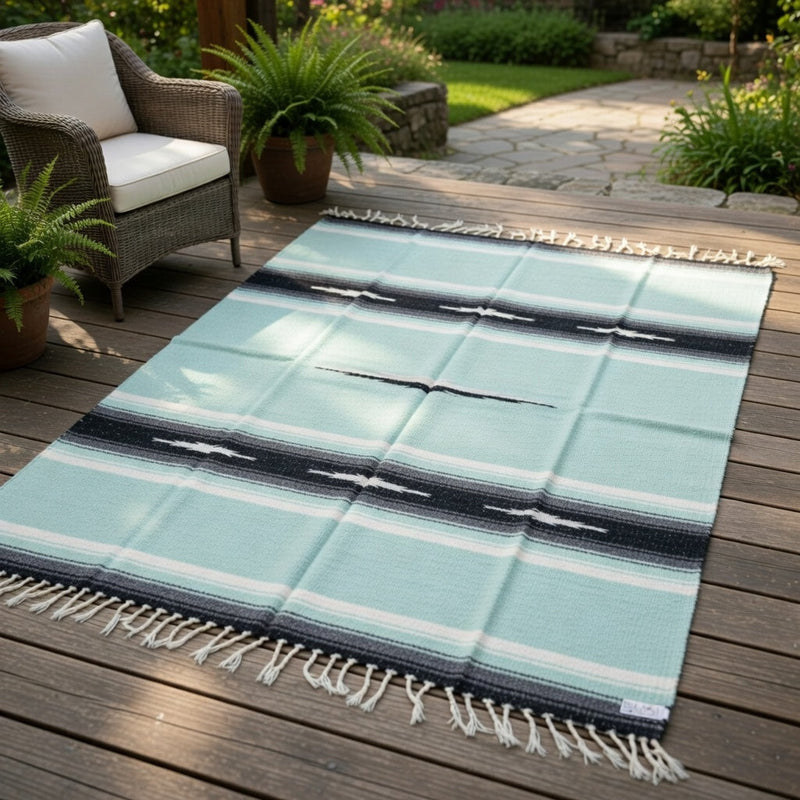Mint Diamond Yoga Blanket, photo 3 of 7