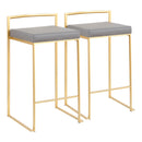 Fuji - Contemporary / Glam Design Counter Stool (Set of 2) by Unique Piece Furniture