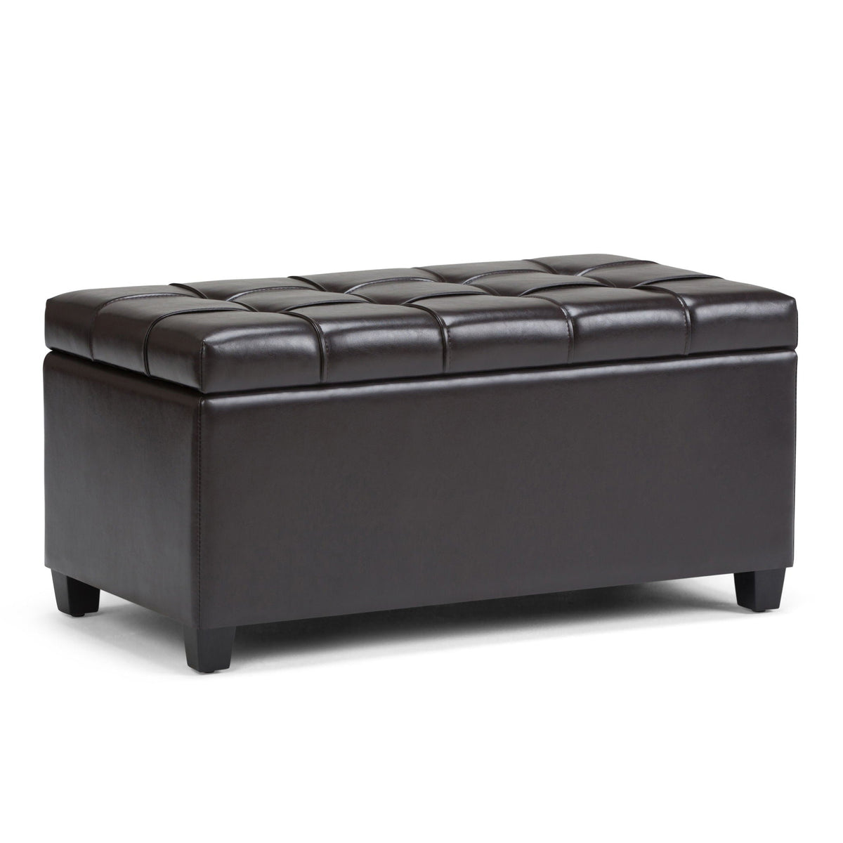 Sienna - Upholstered Storage Ottoman Bench, photo 3 of 40
