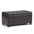 Sienna - Upholstered Storage Ottoman Bench by Unique Piece Furniture