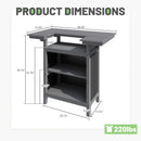 Outdoor Bar Patio Kitchen Island with HDPE & Aluminum Frame by HouseOfZazla