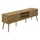 TV Stand, 72 Inch, Media Entertainment Center, Storage Cabinet, Console, Storage Shelves, Contemporary & Modern - Walnut by Unique Piece Furniture