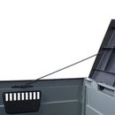 All Weather UV Pool Deck Box Storage Shed Bin with Wheels by HouseOfZazla